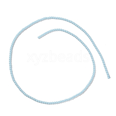 Imitation Jade Glass Beads Strands GLAA-K062-A01-06-1