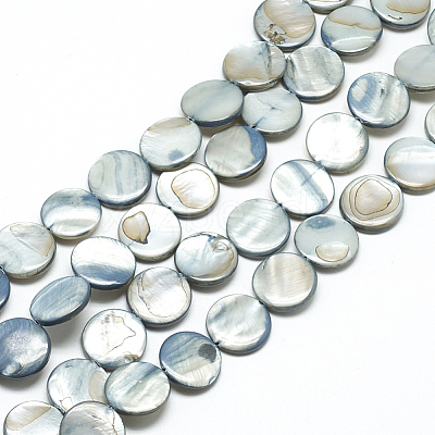Natural Shell Beads Strands X-PBB251Y-3-1