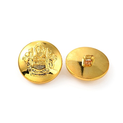 1-Hole ABS Plastic Shank Buttons BUTT-WH0015-65A-1