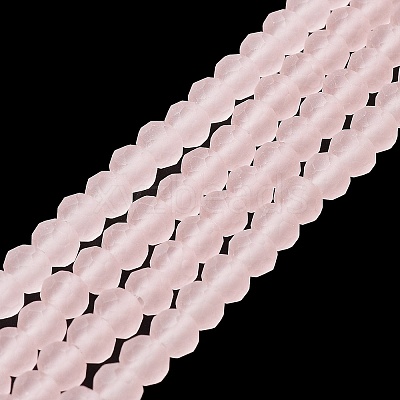 Transparent Glass Beads Strands EGLA-A034-T10mm-MD22-1