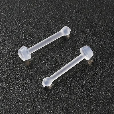 Acrylic Nose Bone Ring AJEW-YW0001-06F-1