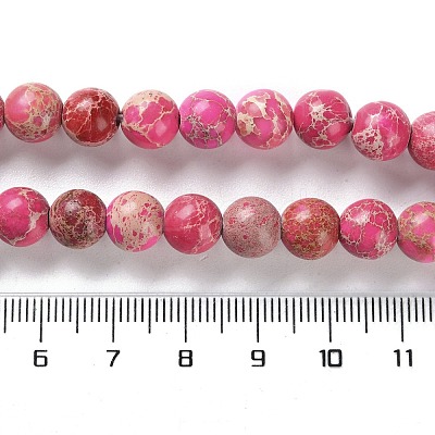 Dyed Natural Regalite/Imperial Jasper/Sea Sediment Jasper Beads Strands G-B124-C01-14-1