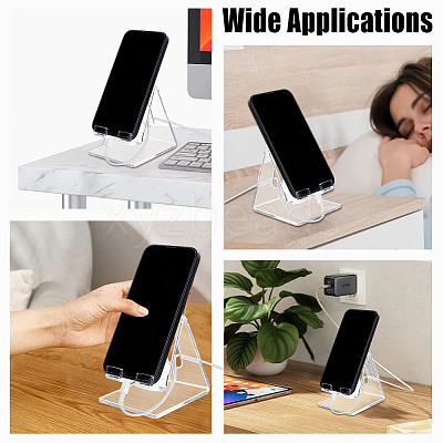 3Pcs Acrylic Mobile Phone Holders AJEW-FG0007-97-1