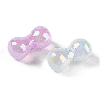 Opaque Acrylic Beads OACR-G035-04-1
