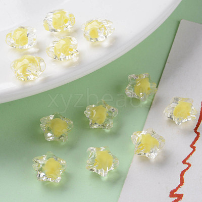 Transparent Acrylic Beads TACR-S152-01A-SS2105-1
