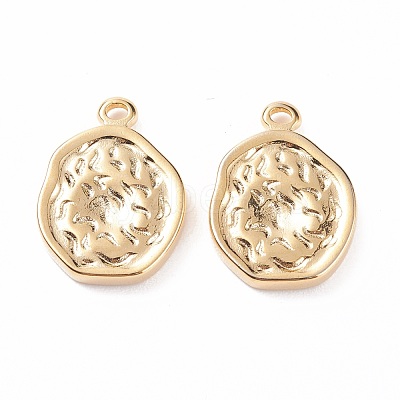 PVD Vacuum Plating 304 Stainless Steel Pendants STAS-B024-51G-1