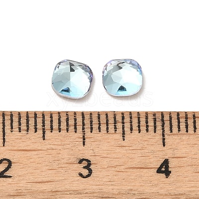 Glass Rhinestone Cabochons RGLA-P037-07A-D202-1