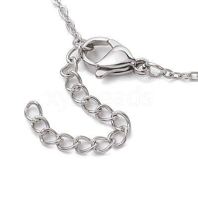 304 Stainless Steel Round Cabochon Setting Bracelets BJEW-JB11089-02-1