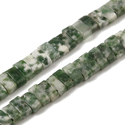 Natural Green Spot Jasper Beads Strands G-Z045-A02-01-1