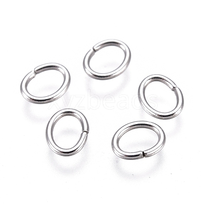 Tarnish Resistant 304 Stainless Steel Open Jump Rings STAS-F250-11P-K-1