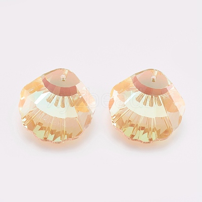 K9 Glass Rhinestone Pendants GLAA-F083-02A-1