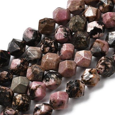 Natural Rhodonite Beads Strands G-Z119-A19-02-1