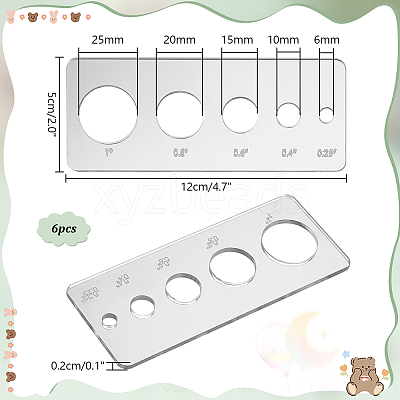 Acrylic Safety Eye Insertion Tool for Toy Making TOOL-WH0127-45D-1