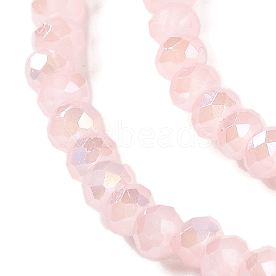 Baking Electroplate Glass Beads Strands DGLA-A039-J4mm-B14-1