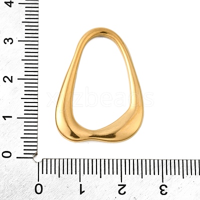 304 Stainless Steel Pendants X-STAS-V012-02G-1