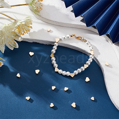 60Pcs 3 Style Brass Beads KK-AR0003-31-1