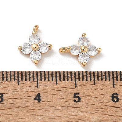 SHEGRACE Brass Cubic Zirconia Charms XGRQ4H913-680G-A-1