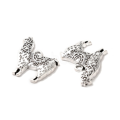 Tibetan Style Alloy Pendants TIBE-B001-01AS-1