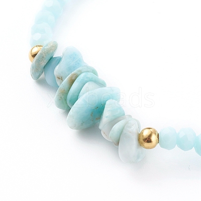 Stretch Bracelets Sets BJEW-JB06095-01-1