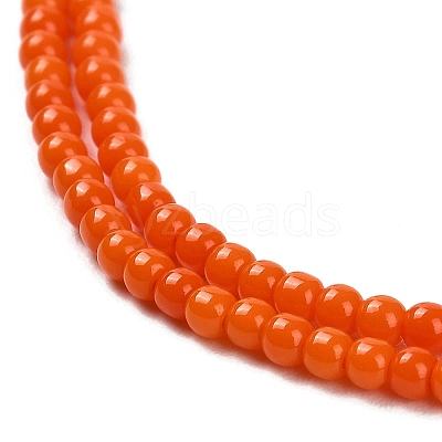 Imitation Jade Glass Beads Strands GLAA-K062-A01-07-1
