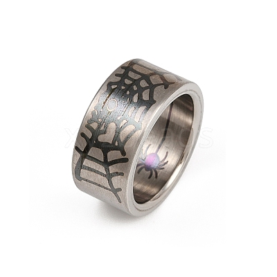 304 Stainless Steel Finger Rings RJEW-A074-02P-1
