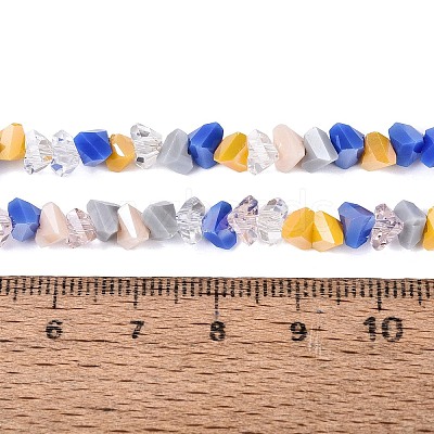 Mixed Styles Electroplate Glass Beads Strands EGLA-Q135-03A-C05-1