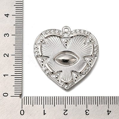 304 Stainless Steel Pendant Rhinestone Settings STAS-H225-06P-1