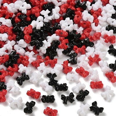 Opaque Acrylic Beads SACR-D009-01K-1