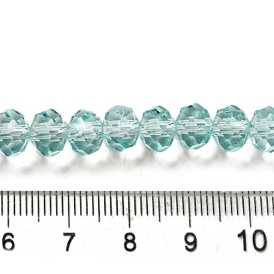 Transparent Baking Paint Glass Beads X1-DGLA-A034-T8mm-D01-1