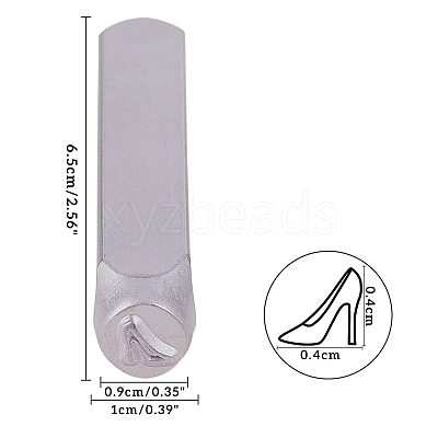 Iron Metal Stamps AJEW-BC0005-56G-1