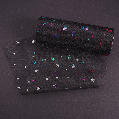 Star Sequin Deco Mesh Ribbons OCOR-BC0006-04O-1