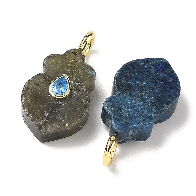Natural Amethyst & Fluorite & Rose Quartz & Labradorite & Lapis Lazuli Pendants G-C274-01-1