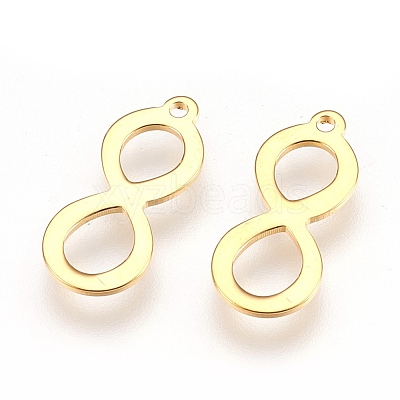 304 Stainless Steel Pendants STAS-G176-33G-1
