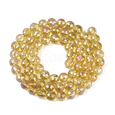 Transparent Glass Beads Strands GLAA-Q107-02A-06-1