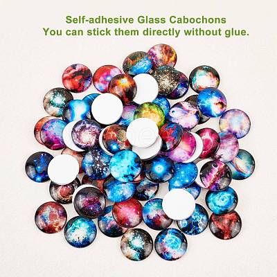 Glass Cabochons GGLA-R040-25mm-02-1