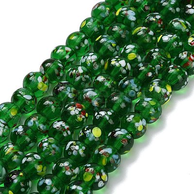Handmade Lampwork Beads Strands LAMP-H071-01B-02-1