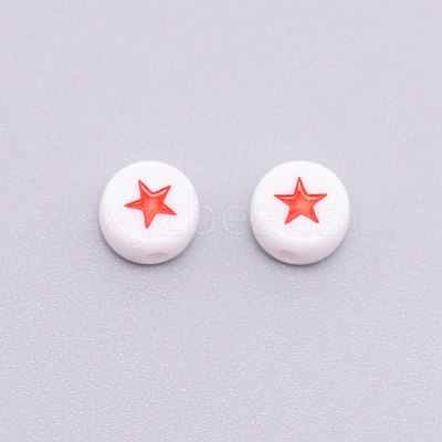 Opaque Acrylic Beads ACRC-TAC0001-01C-1