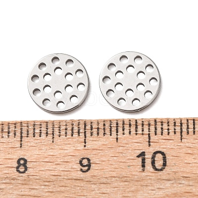Hollow 304 Stainless Steel Charms STAS-G385-05P-03-1