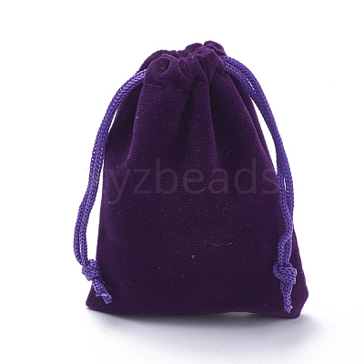 Rectangle Velvet Pouches X-TP-R002-10x12-08-1