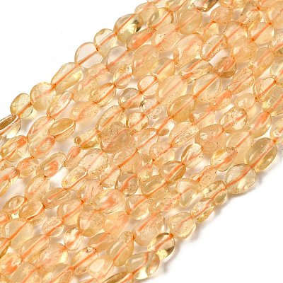 Natural Citrine Beads Strands G-D324-02-1