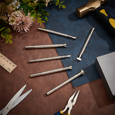 1 Set Alloy Steel Leather Stamping Tools TOOL-UN0001-53-1