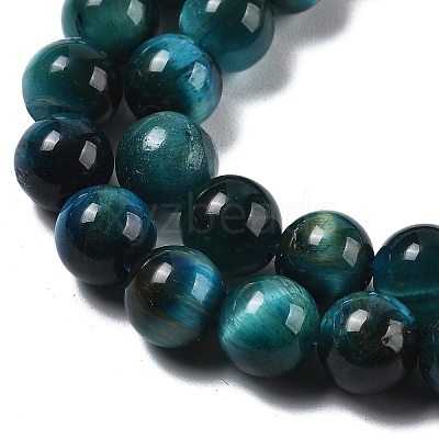 Grade AB Natural Tiger Eye Beads Strands G-B133-A02-6MM-07-1