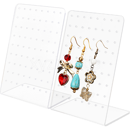 4Pcs Acrylic Earring Displays EDIS-SP0001-04C-1