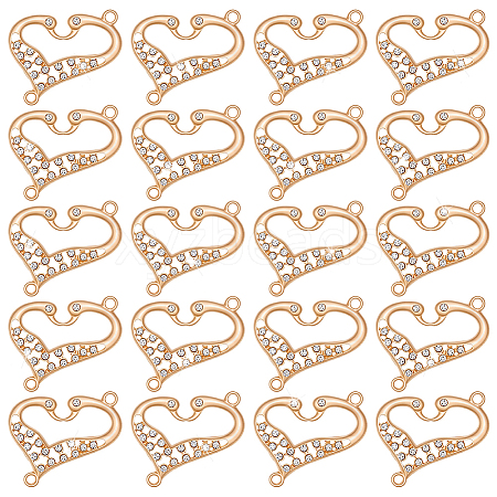 20Pcs Alloy Crystal Rhinestone Connector Charms FIND-PH0060-35-1