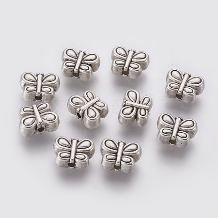 Tibetan Style Alloy Beads TIBEB-6715-AS-NR-1