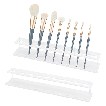 Acrylic Makeup Brush Organizer Display Stand MRMJ-WH0070-77P-1