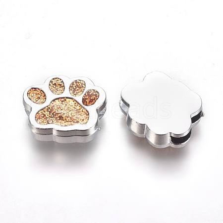 Alloy Enamel Slider Charms ENAM-WH0047-11H-1