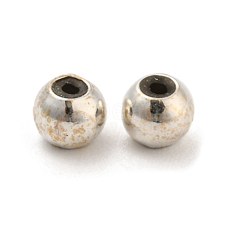 925 Sterling Silver Stopper Beads STER-I016-106B-S-1