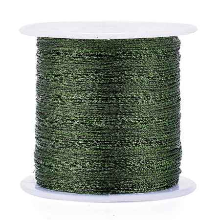 Polyester Braided Metallic Thread OCOR-I007-B-16-1