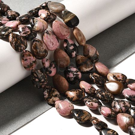 Natural Rhodonite Beads Strands G-I377-A16-1